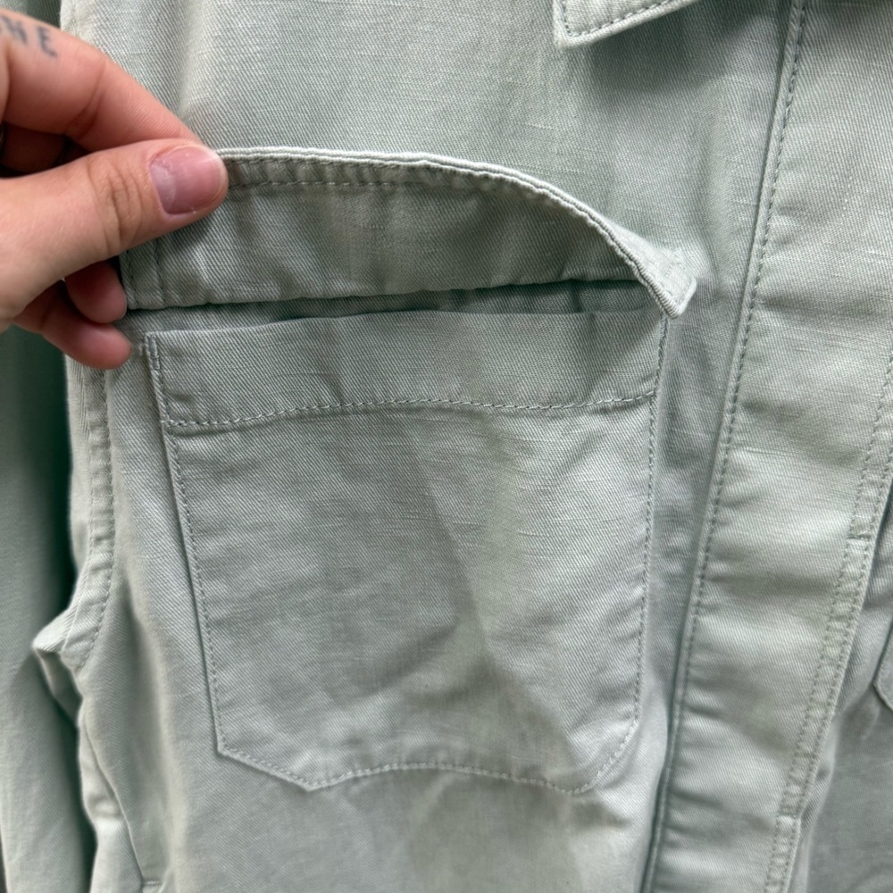 Banana Republic Size Medium Light Bomber Style Jacket - Picture 3 of 13